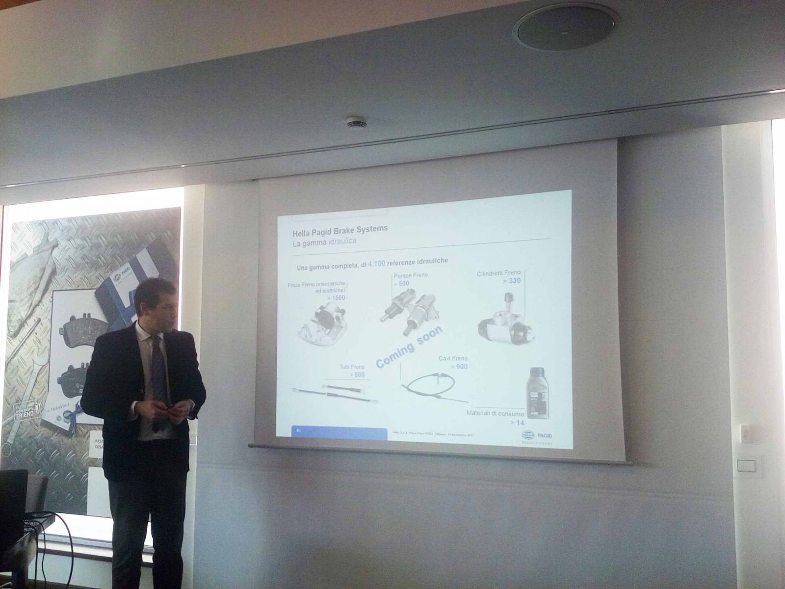 Andrea Mairaghi, responsabile dello sviluppo business della linea frenante e dell'aftermarket di Hella Spa 